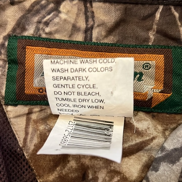 Remington Vented Camo Long Sleeve Shirt Button Front Realtree Hardwood Hunter XL - Picture 7 of 13